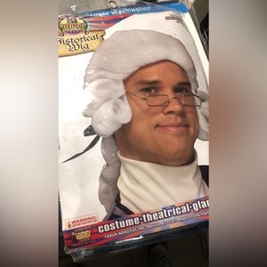 Colonial George Washington / Ben Franklin Costume with Wig
